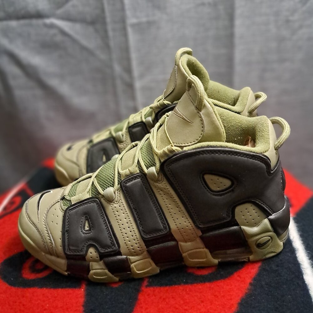 %SIZE 12 NIKE AIR MORE UPTEMPO DARK STUCCO/921948-007 MEN A 12 - Picture 14 of 14